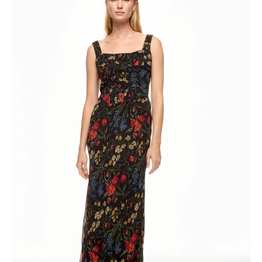 Polo by Ralph Lauren Black Floral Maxi Dress - Picture 2 of 7